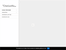 Tablet Screenshot of citatjustnu.se